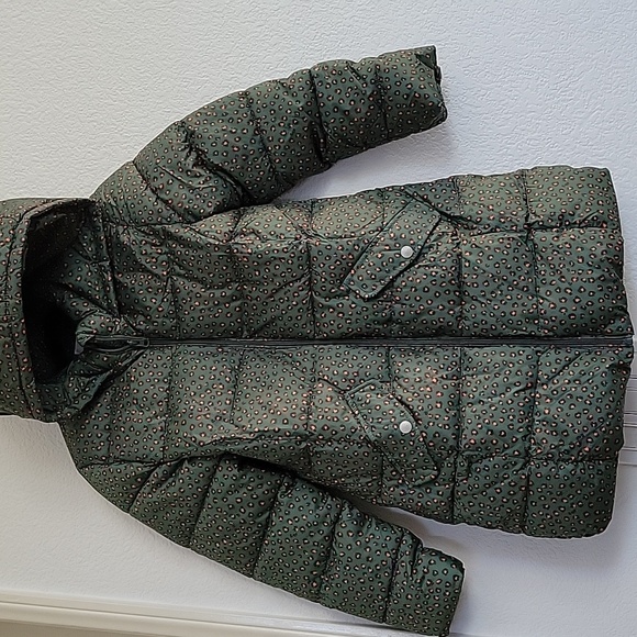 MNG KIDS Quilted long coat green - Picture 2 of 8